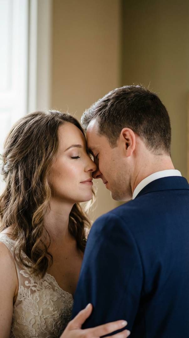 Intimate couple portrait